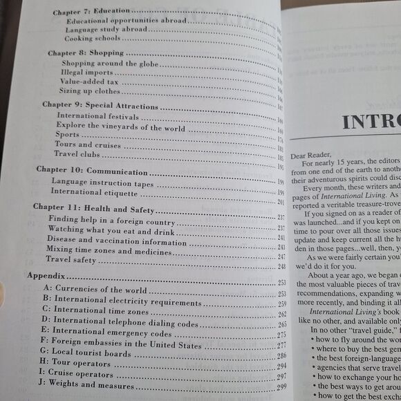 Travel Secrets 1995 International Living Hardcover Book World Travel Guide - Picture 8 of 14